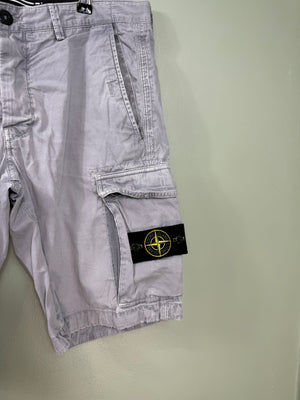 Stone Island Grey SL Cargo Shorts