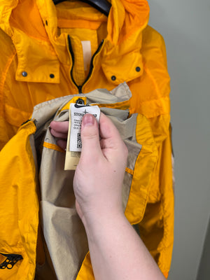 Stone Island x Nike Yellow Hyper Light Membrana Jacket
