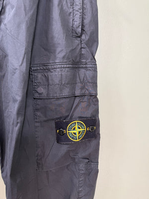 Stone Island Black RE-T Cargo Bottoms