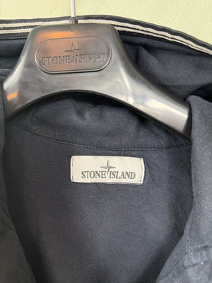 Stone Island Navy Crinkle Reps Jacket