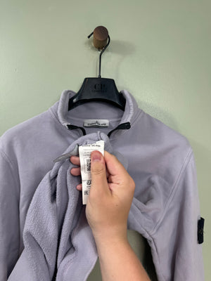 Stone Island Violet 1/4 Zip Jumper