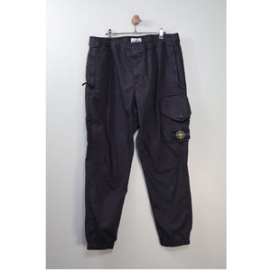 Stone Island Black RE-T Cargo Bottoms