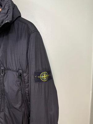 Stone Island Black Crinkle Reps Jacket
