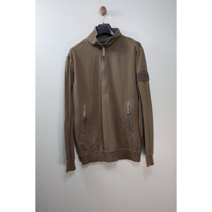 Stone Island Khaki Ghost 1/4 Zip Jumper