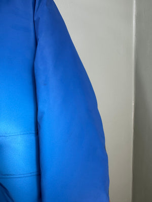 Stone Island Blue Panno Resinato Reflective Marina Down Jacket