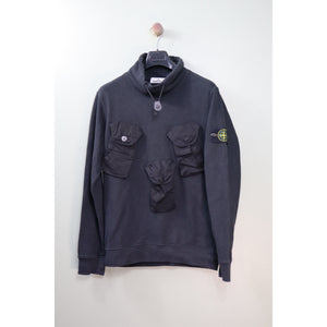 Stone Island Black Multipocket Smock Jacket