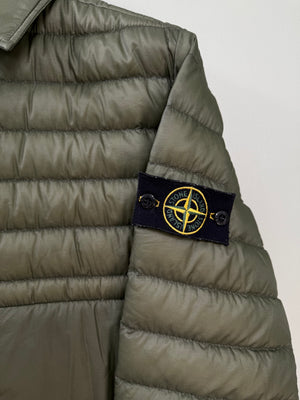 Stone Island Khaki Biobased Ripstop Down Jacket
