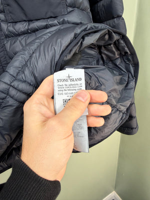 Stone Island Navy Micro Yarn down Jacket