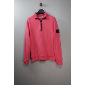 Stone Island Pink 1/4 Zip Jumper