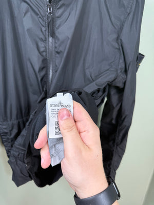 Stone Island Black Crinkle Reps Jacket