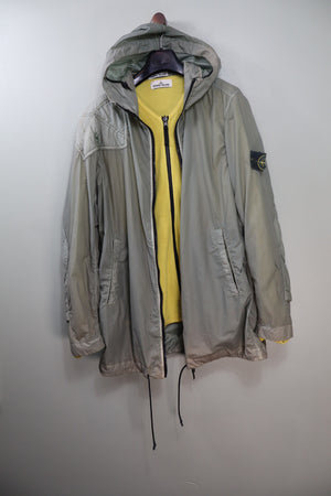 Stone Island Khaki Lamy Velour Jacket