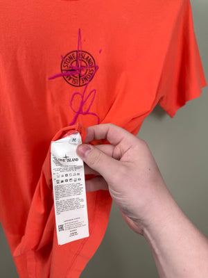 Stone Island Orange T-Shirt