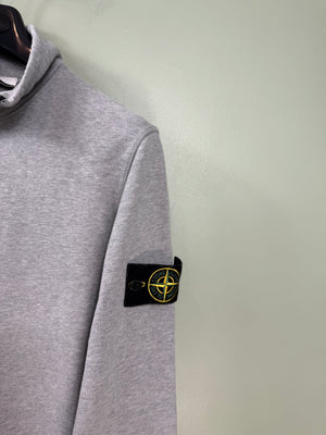Stone Island Grey 1/4 Zip Jumper