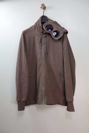 C.P. Company Khaki Goggle Hoodie