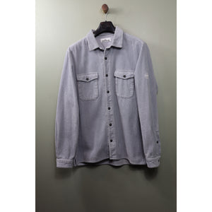 Stone Island Sky Blue Corduroy Overshirt