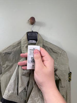 Stone Island Green Nylon Metal Overshirt