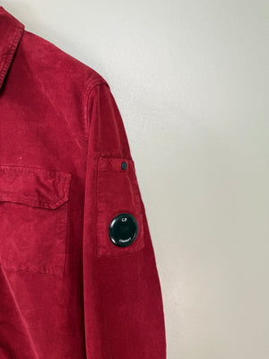 C.P. Company Red Needle Cord Overshirt