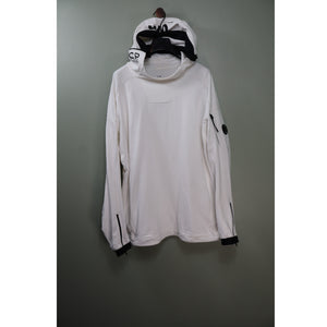 C.P. Company White 019 Hoodie
