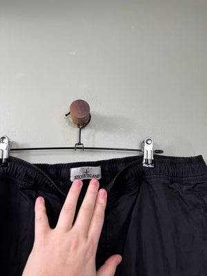 Stone Island Black RE-T Cargo Bottoms
