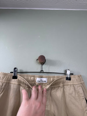 Stone Island Beige RE-T Cargo Bottoms