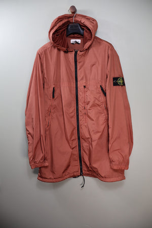 Stone Island Copper Crinkle Reps Parka Jacket