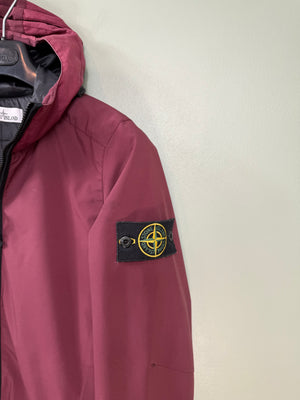 Stone Island Burgundy Primaloft Soft Shell Jacket