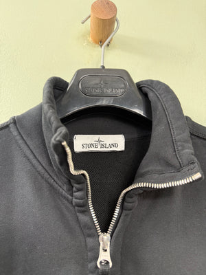 Stone Island Black Stelina Full Zip Jumper