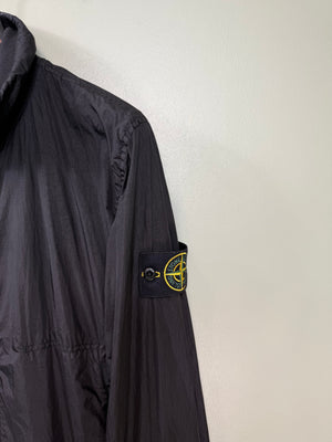 Stone Island Black Crinkle Reps Jacket