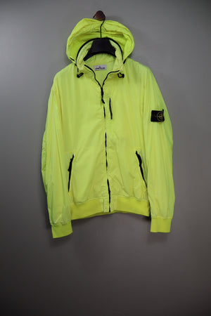 Stone Island Fluorescent Yellow Crinkle Reps Jacket