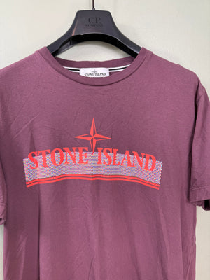 Stone Island Burgundy T-Shirt