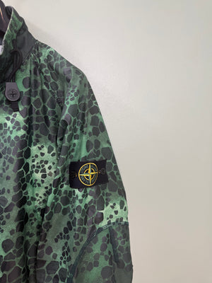 Stone Island Green Aligator Camo Jacket