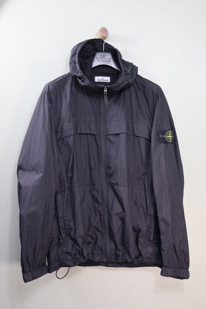 Stone Island Black Crinkle Reps Jacket