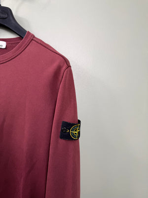 Stone Island Burgundy Jumper