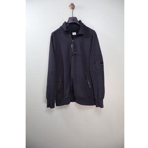 C.P. Company Black 1/4 Zip Jumper