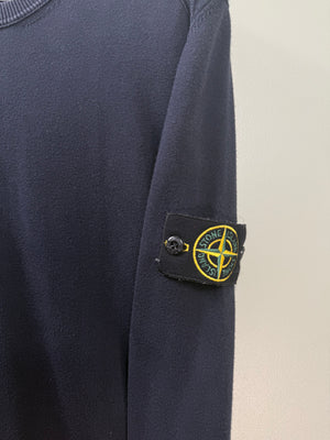 Stone Island Navy Knit Jumper