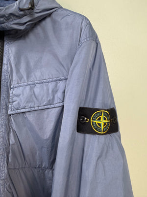 Stone Island Blue Crinkle Reps Jacket