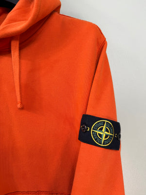 Stone Island Orange Hoodie