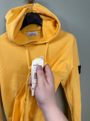 Stone Island Yellow Hoodie
