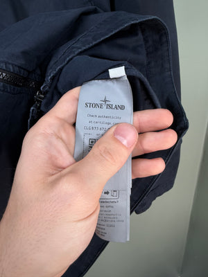 Stone Island Navy Supima Cotton Jacket