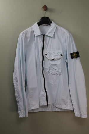 Stone Island Ice Blue Overshirt