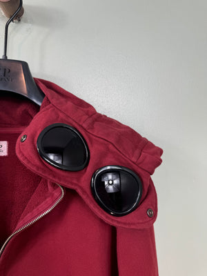 C.P. Company Red Goggle Hoodie
