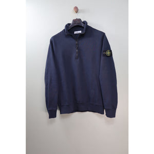 Stone Island Navy 1/4 Zip Jumper