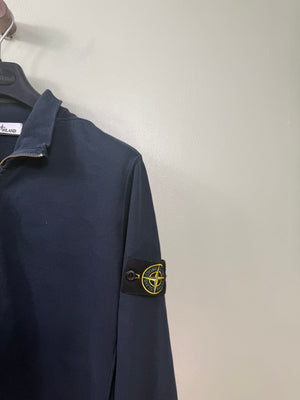 Stone Island Navy 1/4 Zip Jumper