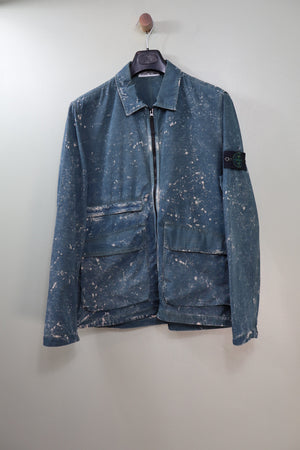 Stone Island Petrol Green Ovo Dye Overshirt