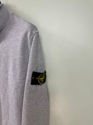 Stone Island Grey 1/4 Zip Jumper