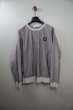 Stone Island Grey Nylon Metal Jumper