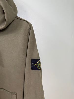 Stone Island Khaki Hoodie