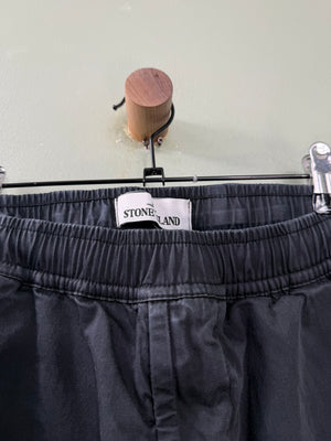 Stone Island RE-T Black Cargo Bottoms