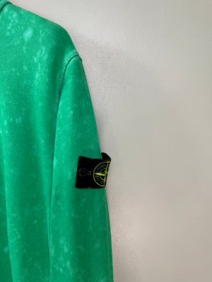 Stone Island Green Ovo Dye Jumper