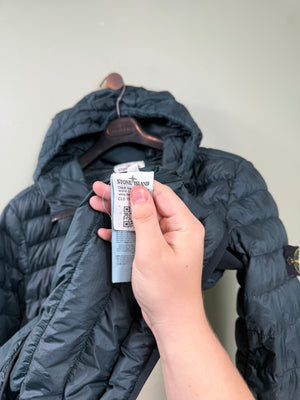 Stone Island Dark Green Micro Yarn Down Jacket